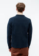 Givn Berlin Overshirt GBCHESTER aus Bio-Baumwoll Strick Cardigan Midnight Blue