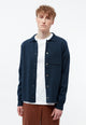 Givn Berlin Overshirt GBCHESTER aus Bio-Baumwoll Strick Cardigan Midnight Blue