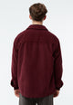 Givn Berlin Overshirt GBCURT aus Bio-Baumwollcord Overshirt Burgundy (Structure)