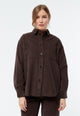 Givn Berlin Overshirt GBOXANA aus Cord aus Bio-Baumwolle Overshirt Coffee Brown (Cord)