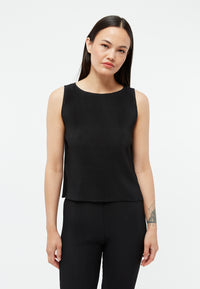 Givn Berlin Plisseetop GBWILLA aus recyceltem Polyester Top Black (Pleats)