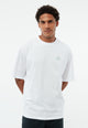 Givn Berlin Print-T-Shirt GBGARY (PLANTS) oversize aus Bio-Baumwolle T-Shirt White