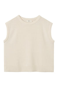 Givn Berlin Pullunder RIKE aus Bio-Wolle Sweater White (Wool)