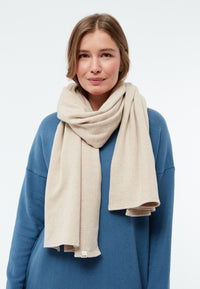 Givn Berlin Schal GBDANA aus recycelter Baumwolle Scarf Light Beige