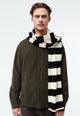Givn Berlin Schal GBDANA aus recycelter Baumwolle Scarf Off White / Black (Stripes)