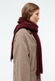 Givn Berlin Schal GBJAKE aus Bio-Baumwoll Strick Scarf Burgundy