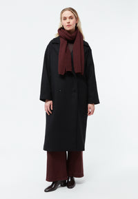 Givn Berlin Schal GBJAKE aus Bio-Baumwoll Strick Scarf Wine Red