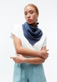 Givn Berlin Schaltuch GBBROOKLYN aus TENCEL™ mit Peach-Effekt Scarf Nightshade Blue