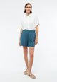 Givn Berlin Shorts GBCLEMENTINE aus Bio-Baumwoll Musselin Shorts Basalt (Musselin)