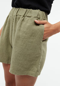 Givn Berlin Shorts GBCLEMENTINE aus Leinen Shorts Faded Olive (Linen)