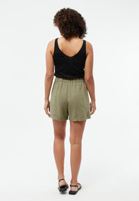 Givn Berlin Shorts GBCLEMENTINE aus Leinen Shorts Faded Olive (Linen)