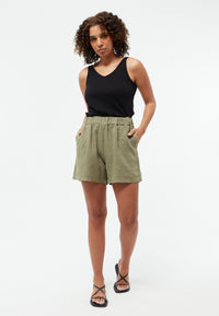 Givn Berlin Shorts GBCLEMENTINE aus Leinen Shorts Faded Olive (Linen)