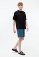 Givn Berlin Shorts GBLEIF aus Bio-Baumwoll Twill Shorts Basalt
