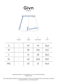 Givn Berlin Shorts GBLEIF aus Bio-Baumwoll Twill Shorts Black