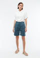 Givn Berlin Shorts GBORLANDA aus Bio-Baumwoll Twill Shorts Basalt