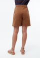 Givn Berlin Shorts GBORLANDA aus Bio-Baumwoll Twill Shorts Pecan Brown