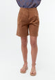 Givn Berlin Shorts GBORLANDA aus Bio-Baumwoll Twill Shorts Pecan Brown