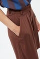 Givn Berlin Shorts GBSALLY aus LENZING™ ECOVERO™ Shorts Chocolate Brown