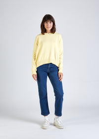 Givn Berlin Strick Hoodie FIONA aus Bio-Baumwolle Sweater Light Yellow