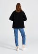 Organic Cotton Cardigan BEVERLEY - Black