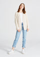 Strickjacke BEVERLEY aus Bio-Baumwolle - Light Beige