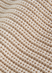 Strickjacke BEVERLEY aus Bio-Baumwolle - Light Beige