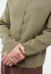 Givn Berlin Strickjacke GBOLE aus Bio-Baumwolle Cardigan Faded Olive
