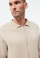 Givn Berlin Strickjacke GBOLE aus Bio-Baumwolle Cardigan Oat Beige