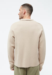 Givn Berlin Strickjacke GBOLE aus Bio-Baumwolle Cardigan Oat Beige