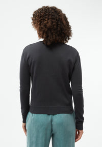 Givn Berlin Strickjacke GBPOPPY aus Bio-Baumwolle Cardigan Black