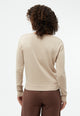 Givn Berlin Strickjacke GBPOPPY aus Bio-Baumwolle Cardigan Oat Beige