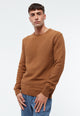 Givn Berlin Strickpullover ADRIAN aus Bio-Baumwolle Sweater Caramel Brown
