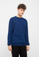Givn Berlin Strickpullover AIDEN aus Bio-Baumwolle Sweater Deep Blue (Melange)