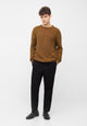 Givn Berlin Strickpullover AIDEN aus Bio-Baumwolle Sweater Golden Oak (Melange)
