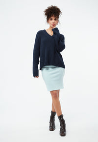 Givn Berlin Strickpullover ELSA aus Bio-Baumwolle Sweater Dark Blue