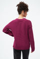 Givn Berlin Strickpullover ELSA aus Bio-Baumwolle Sweater Dark Pink