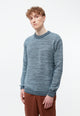 Givn Berlin Strickpullover GBAIDEN relaxed aus Bio-Baumwolle Sweater Midnight Blue (Melange)