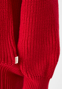 Givn Berlin Strickpullover GBARIA loose Fit aus Bio-Baumwolle Sweater Strawberry