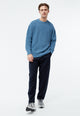 Givn Berlin Strickpullover GBBRENDAN loose Fit aus Bio-Baumwolle Sweater Cloudy Blue