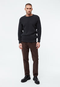 Givn Berlin Strickpullover GBCARL aus Bio-Baumwolle Sweater Anthracite