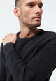 Givn Berlin Strickpullover GBCARL aus Bio-Baumwolle Sweater Anthracite