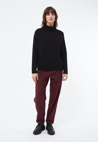 Givn Berlin Strickpullover GBCASSIA mit Rollkragen aus recyceltem Wollgemisch Sweater Black
