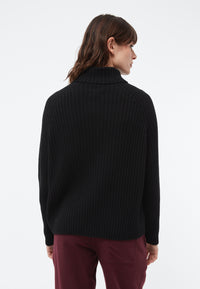 Givn Berlin Strickpullover GBCASSIA mit Rollkragen aus recyceltem Wollgemisch Sweater Black