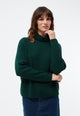 Givn Berlin Strickpullover GBCASSIA mit Rollkragen aus recyceltem Wollgemisch Sweater Bottle Green
