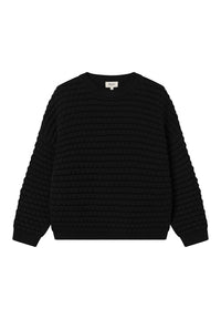 Givn Berlin Strickpullover GB-EMILY aus Bio-Baumwolle Sweater Black