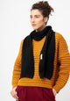 Givn Berlin Strickschal ISAAC aus Bio-Baumwolle Scarf Black