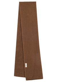 Givn Berlin Strickschal ISAAC aus Bio-Baumwolle Scarf Chestnut Brown