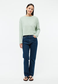 Givn Berlin Strickshirt GBMARIA aus Bio-Baumwolle Longsleeve Light Mint (Jacquard)