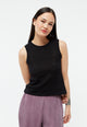 Givn Berlin Stricktop GBSHIRLEY aus Bio-Baumwolle Top Black (Jacquard)
