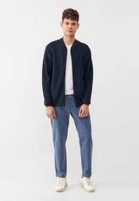 Givn Berlin Strukturierte Blousonjacke GBCARTER aus Bio-Baumwolle Jacket Dark Blue (Structure)